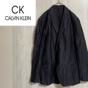 Calvin Klein★カルバンクライン★メンズ リネンブレンド ジャケット★サイズ38　D-28