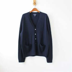 ブルックスブラザーズ カーディガン EXTRA FINE MERINO 中国製 ネイビー M 175 / 100B （w-2420216）