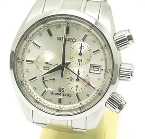 中古 良品 Seiko セイコー グランドセイコー スプリングドライブ クロノグラフ SBGC001