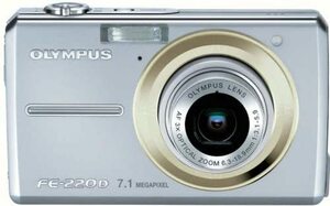 OLYMPUS デジタルカメラ CAMEDIA (キャメディア) FE-220D(中古品)