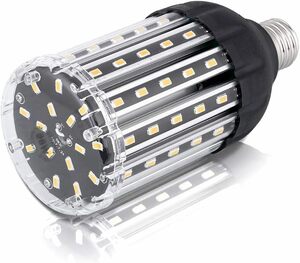 25W WW BLACK Wenscha 新型LEDコーンライト トウモロコシ型 25W LED電球 E26口金 2500Lm/3