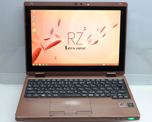 Panasonic Let’s note RZ4 CF-RZ4CDEJR(ブルー&カッパー)/Core M-5Y10/4GBメモリ/SSD128GB/10.1型タッチパネル/Windows8.1 Pro #0816