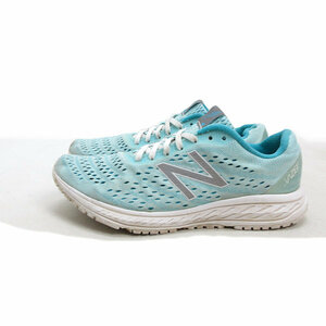 k■【25cm】ニューバランス/New Balance WBREAHB2 ランニングシューズ/メッシュ/水色/LADIES■27【中古】