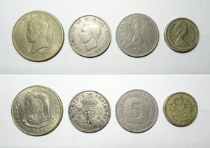 ドイツ イギリス フィリピン 硬貨 レターパックライト可 1024Q4h