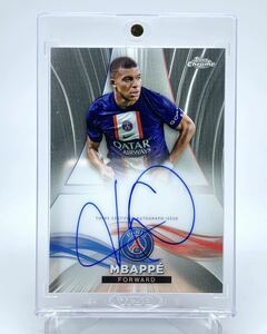 ★99枚限定★エムバペ Kylian Mbappe 2024 Topps Chrome On Card Auto サイン完璧 レアル移籍予定