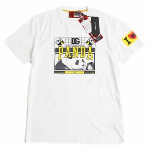 未使用品●22SS 黒タグ DOLCE&GABBANA ドルチェ＆ガッバーナ×呪術廻戦 I8AGDZ パンダ クルーネック 半袖Tシャツ ホワイト 50 伊製 正規品