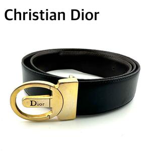 Christian Dior ディオール ベルト ゴールド