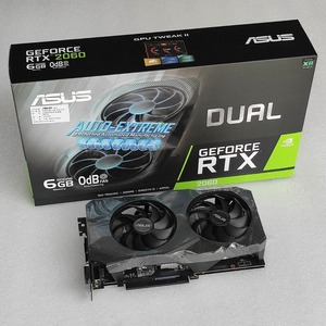 【送料無料】asus geforce rtx 2060 duai 6グラムevo GDDR6　グラフィックスカード　RTX2060