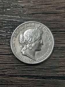 アンティークコイン ペルー 10センタボ硬貨 PR101018