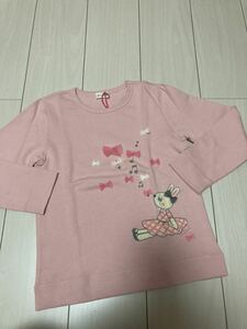 新品 kp 130cmトレーナー 長袖 Tシャツ ニットプランナー 女の子 トップス　キッズ　②