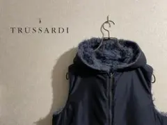 TRUSSARDI モヘア フーデッド ベスト / トラサルディ ボア