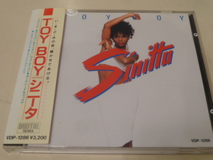 国内初盤★シニータ / SINITTA 「 TOY BOY 」CD/87年/帯付★美品★DIGITAL MIX仕様