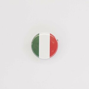 Button badge 25mm Italian flag 缶バッジ イタリア国旗柄 Vespa Lambretta ベスパ ランブレッタ 50S 100 et3 GTR RALLY PX200E 160GS