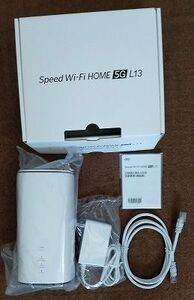 Speed Wi-Fi HOME 5G L13 ZTE Corp. ホワイト
