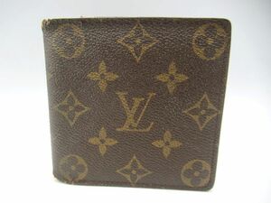 ▲▲中古品 ルイヴィトン LOUIS VUITTON M61675 モノグラムライン ポルトフォイユマルコ 二つ折り財布 USED▲▲