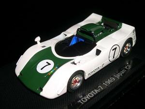 EBBRO 1/43 667 TOYOTA 7 JAPAN GP 1969 #7 White/Green