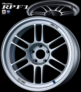 納期注意 業販品 直送品 ENKEI Racing RPF1 18インチ 8J+35 5-112 66.5φ S(シルバー) ホイール 4本 (個人宅)個人名での注文不可