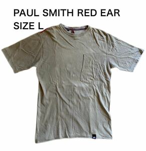 【送料無料】中古 PAUL SMITH RED EAR レッドイアー Tシャツ ビンテージ フラミンゴ プリント サイズL