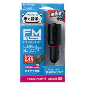 エレコム　ELECOM　トランスミッター LAT-FMBTB03BK　新品