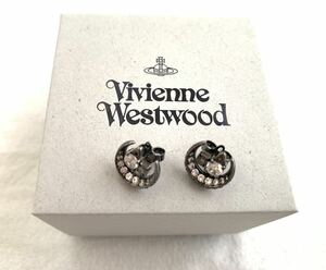 未使用 Vivienne Westwood ヴィヴィアンウエストウッド ピアス/新品 箱・巾着付