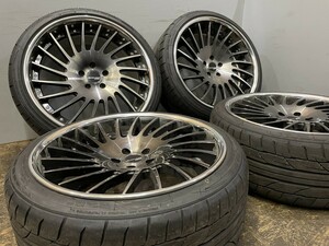 【NITTO NT555 G2 245/35R21】夏タイヤ【SSR EXECUTOR CV05 エグゼキューター 21インチ9.5J5HPCD114.3+30/+38】アルファード等 (VTG411KS)