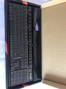 【中古】Majestouch「マジェスタッチ」 日本語108キーボード・かななし・黒 USB&PS/2両対応 FKB108M/NB