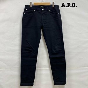 アーペーセー A.P.C. ブラック デニム パンツ PETIT NEW STANDARD 30 パンツ パンツ 30インチ 黒 / ブラック 無地