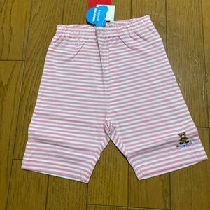 5月6日まで特別価格　SALE 即決　新品　ミキハウス　ハーフパンツ　80 ピンクボーダー　ショートパンツ 子供服 キッズ