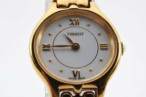 ティソ ラウンド ゴールド E421K クォーツ レディース 腕時計 TISSOT