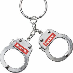 【新品未開封 Handcuffs Keychain】 supreme 17aw 手錠 キーチェーン キーホルダー カラビナ lanyard loop key chain box logo s