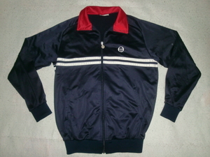 ★`80s日本製 Sergio Tacchini ヴィンテージジャージトップ L セルジオ タッキー二 `80sマッケンロー着用デザイン トラックトップ