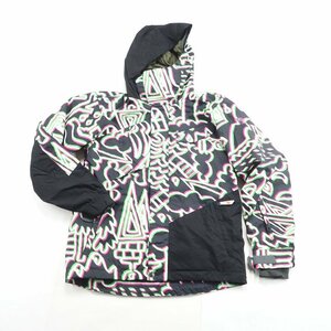 中古 12/13 BLUE BLOOD GRAFFITI PRINT JKT BL-8004 ユニセックスSサイズ スノーボードジャケットウェア ブルーブラッド