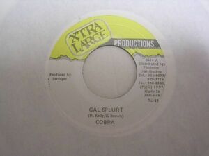 ●Reggae 45●COBRA / GAL SPLURT