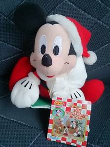 ミッキーマウス【クリスマスカード付きぬいぐるみ】 非売品 超レア！！ 
