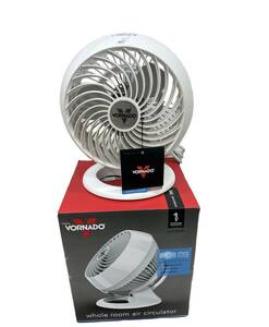 【通電OK！未使用品】VORNADO ボルネード サーキュレーター 360-JP ホワイト モダンモデル 扇風機 空気循環 衣類乾燥 換気 6～14畳対応