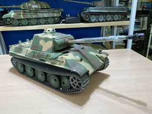 913 ヘンロン 1/16パンターG 3879-1UA（A1229） メタルキャタピラ　7.0ver　砲身もリコイル　henglong