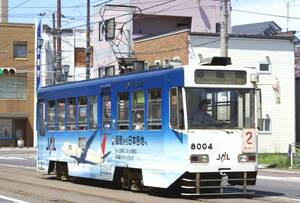 鉄道写真　函館市企業局交通部　8000形　Lサイズ