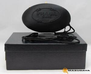 ◆◇【超美品】PRADA プラダ サテン タッセル ショルダーバッグ◇◆