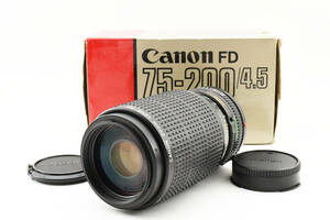 Canon キャノン New FD 75-200mm F4.5 [正常動作品 美品] #2065289A