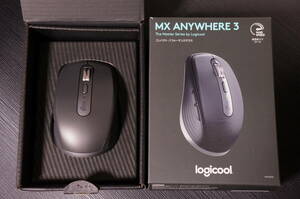 美品・ほぼ未使用 Logicool ロジクール MX Anywhere 3 Compact Performance Mouse MX1700GR グラファイト ワイヤレス モバイルマウス