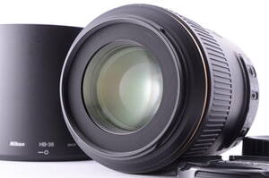 [新品同様] Nikon AF-S Micro 105mm f/2.8G VR IF-ED Macro Lens DSLR Camera ニコン 一眼レフ カメラ 単焦点 レンズ NL-00657