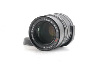 動作品 コンタックス CONTAX Carl Zeiss Sonnar 90mm f2.8 T* 黒 ブラック AF 一眼カメラレンズ 管GG2817
