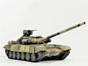 ☆塗装済み完成品☆ Heng Long 2.4GHz 1/16 戦車ラジコン ロシア主力戦車 T-90 3938-1 【赤外線バトルシステム付 対戦可能 Ver.7.0】