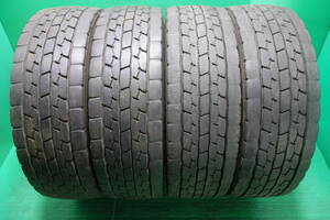 L1327-21 送料無料 245/70R19.5 136/134J ミックスタイヤ 4本セット ダンロップ エナセーブ SP688 7分山 2021年 2022年製 オールシーズン