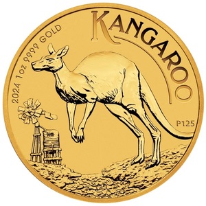 [保証書・カプセル付き] 2024年 (新品) オーストラリア「カンガルー」純金 1オンス 金貨