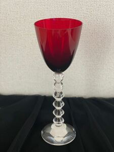 原2【1円スタート】Baccarat バカラ ベガ フォルテッシモ ワイングラス 赤系