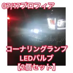 【超高輝度 爆光】07/17プロフィア LEDコーナリングランプ 2個セット