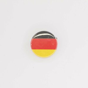 Button badge 25mm Germany National Flag 缶バッジ 国旗柄 Vespa Lambretta ベスパ ランブレッタ 50S 100 et3 GTR RALLY PX200E 160GS