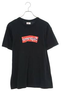 シュプリーム SUPREME コムデギャルソンシャツ 17SS Box Logo Tee サイズ:M ペーパーアートボックスロゴTシャツ 中古 OM10