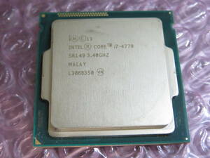 Intel Core i7-4770　3.40GHz LGA1150 　中古品(1)